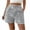 Z2-Gray, variant on Karight Women Cotton Linen Pleated High Waist Shorts 2025 Summer Causal with Pockets Green