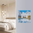 thumbnail image 5 of 3 Gang Light Switch Cover Plate Snow-capped Mountains Reflecting in Lake Wall Plate Decorate Electrical Outlet Cover Plates 4.56”x4.48”, 5 of 8