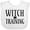 AA-White, variant on Inktastic Witch in Training Boys or Girls Baby Bib
