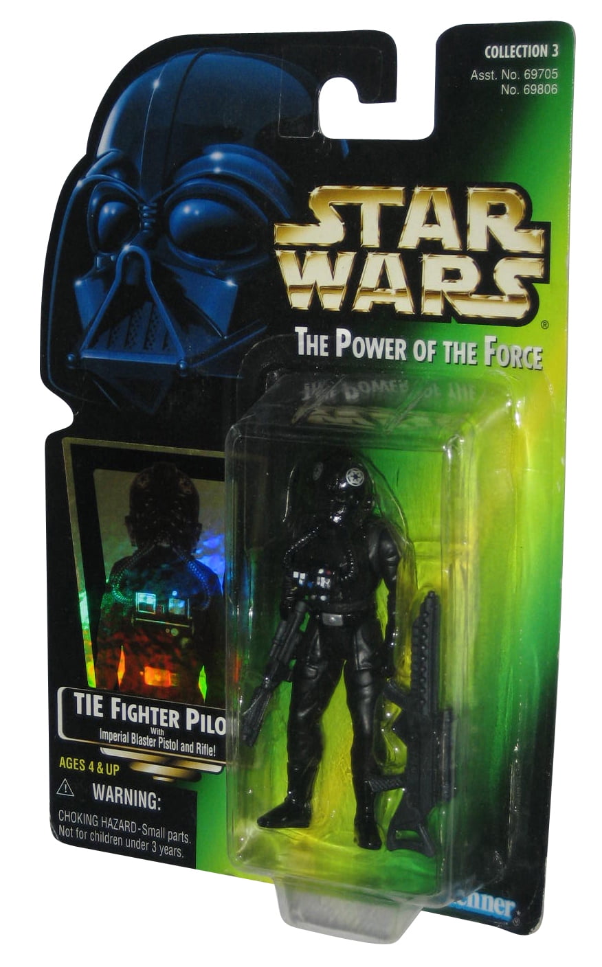 STAR WARS The Power of the Force TIE FIGHTER PILOT 3.75-Inch Action Figure NEW 