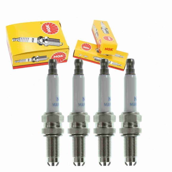 4 pc NGK 8765 Standard Spark Plugs for 12 12 7 726 112 Ignition Wire Secondary