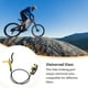 thumbnail image 4 of Greeniant Juego de frenos hidráulicos para bicicleta, piezas de parada de rueda, componente Universal profesional modificado, accesorio de Ciclismo Dorado Freno delantero izquierdo, 4 of 6
