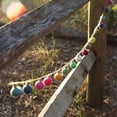 thumbnail image 6 of Felt Color Ball Lightbulb Garland, 6 of 7