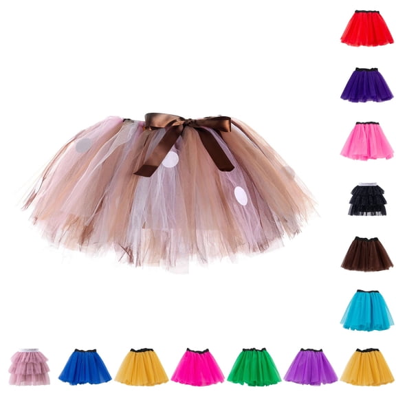 Bigetiay Toddler Girls Polka Dot Tutu Skirt Set, Bowknot Cosplay , Size 2Years