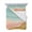Green, variant on Quilts Full Size Bedding Set, Teal Pink Yellow Ombre Lightweight Quilted Comforter, Summer Beach Coastal Gradient Soft Reversible Bedspread Coverlet with Pillow Covers for All Season, 78" x 90"