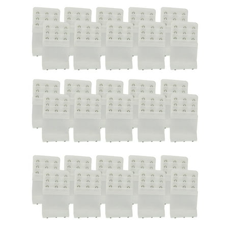 

Stretch Elastic Bra Extender 30-Pack (3-hook White) by More of Me to Love