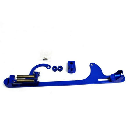 Holley 4150 4160 Blue Aluminum Throttle Cable Carb Bracket Carburetor 350 (Best Holley Carb For Chevy 350)