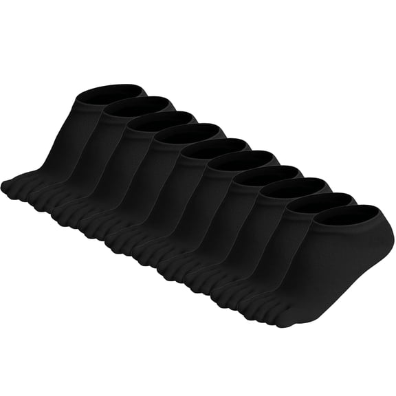5Pairs Women Toe Socks Five Toe Cotton Socks Ankle Sock with Toes Separated for Women Athletic Running