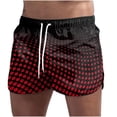 thumbnail image 1 of SDNall Mens Swimming Trunks Mens and Womens Five-Point-Drying Drawstring Printing Breathable Sports Surfing Seaside Vacation Beach Trunks Swimming Trunks Swimming Trunks Men, 1 of 3