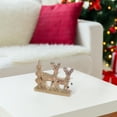 thumbnail image 2 of Wood Carved Reindeer With Tree Décor (Small), 2 of 3