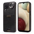 thumbnail image 6 of Case for Samsung Galaxy A12 Wallet with Credit Card Holder & Finger Ring Stand, PU Leather Slim Cover Shockproof Scratch Resistant Full Protection Case for Samsung Galaxy A12, Black, 6 of 11