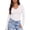 White, variant on MOYIKO Slim Fitted Long Sleeve Shirts for Women Lace V Neck Tops Tight Fall Outfits Basic Tees