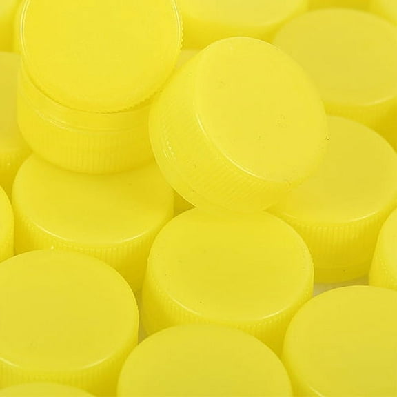 100pcs Multi Use Colored Plastic Bottle Caps for DIY Craft Making Materials Accessories