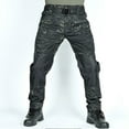 thumbnail image 5 of Men's Solid Color Camouflage Tactical Work Pants with Multi-Pocket Design, Rip-Resistant Fabric for Outdoor Activities and Casual Wear (Durable & Functional),Multicolor L, 5 of 5