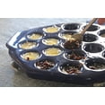 thumbnail image 2 of Provolera Carlevaro EZ-Melter Ceramic Cheese Melter Plate (Blue), 2 of 3