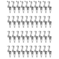 thumbnail image 1 of 40X Adjustable Wire Rope Hooks Picture Rail Display Hanging Hooks Hanging System Accessories, 1 of 6