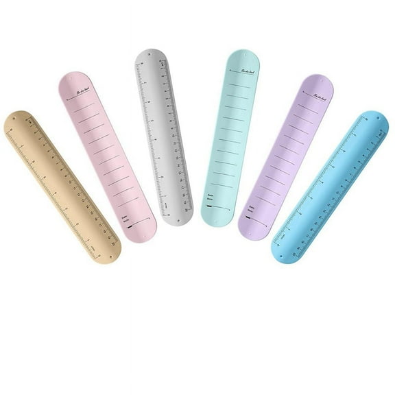 6 Pcs Nurse Silicone Bracelet to Do List Slap Silicone Reminder Bracelet 9.4x1.8in Reusable Wearable Wrist(Fresh Color)