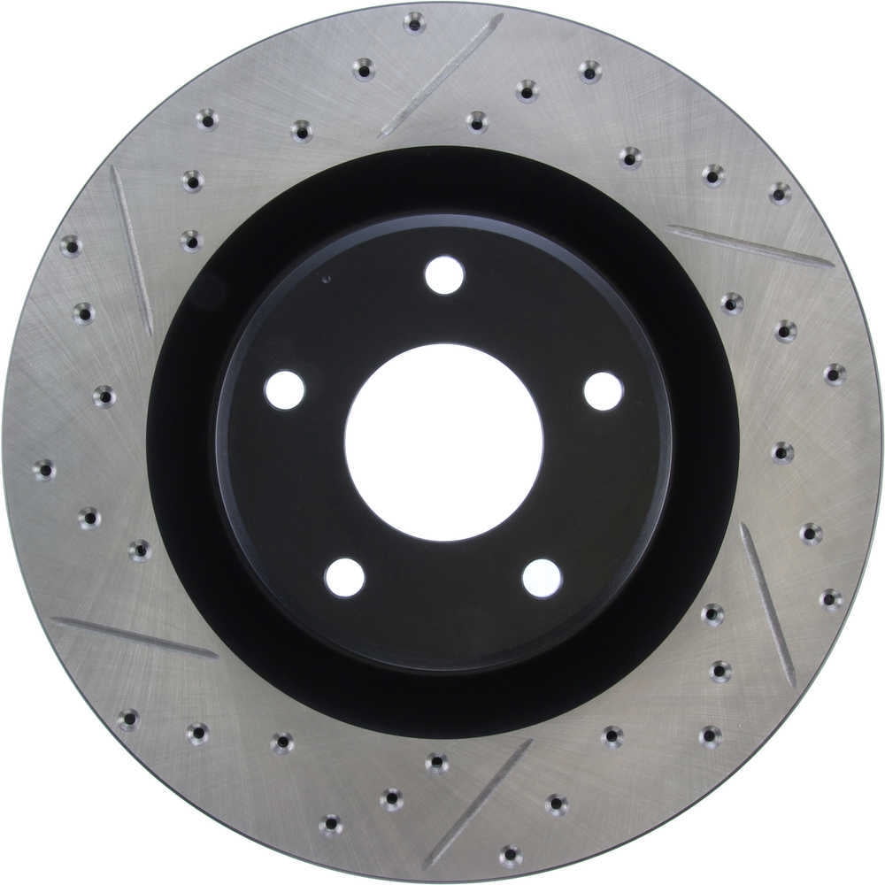 StopTech Power Slot 05-07 Cadillac XLR / 06-09 Chevy Corvette Front Right Drilled & Slotted Rotors Fits select: 2005 ,2006-2008 CHEVROLET CORVETTE