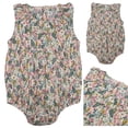thumbnail image 2 of Mono floral para bebé recién nacido, mono de solapa sin mangas de verano para ropa de bebé, albaricoque 90 cm, 2 of 14