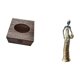 thumbnail image 5 of Estuche de pañuelos de escritorio,Caja de pañuelos faciales de madera estilo retro,Figura de escritorio,Figuras africanas de arte,artesanías,escritorio coleccionable,Estatua de mujer, 5 of 8