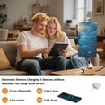 thumbnail image 5 of Touch Control Table Lamp with LED Bulb Bedside Lamp for Bedroom Living Room Shark Swimming in The Ocean, 5 of 8