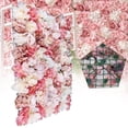 thumbnail image 5 of 6Pcs Flower Wall Panel Party Artificial Wedding Bouquet Decor Romantic Rose Flower, 5 of 17