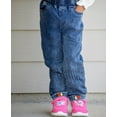 thumbnail image 3 of KIDSCOOL SPACE Girl Jeans,Embroidered Elastic Washed Denim Pants,Blue,10-11 Years, 3 of 7