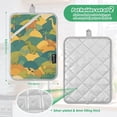 thumbnail image 6 of Yayeee Pot Holders Kitchen Heat Resistant with Pockets 7"x9.8" Cotton Oven Cooking Hot Pads, Whimsical Dinosaur Pattern, 6 of 7