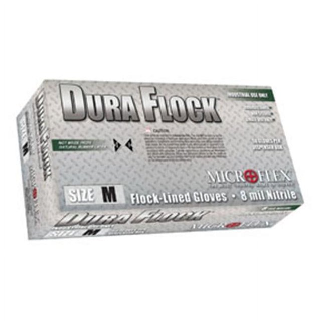Microflex DFK60 8 x L Dura Flock- X-Large- 50 Gloves per box