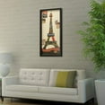 thumbnail image 6 of Empire Art Direct 'Eiffel Tower' Alex Zeng's dimensional collage,under glass & a black shadow box frame, 6 of 9