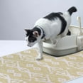 thumbnail image 2 of SussexHome Pets Ultra-Thin Cat and Dog Litter Mat for Litter Box - Washable Soft Natural Cotton Cat and Dog Feeding Mat - Paws-Kind Slip Resistant Place Mat - 2' x 3', 2 of 7