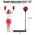 thumbnail image 4 of Kadyn Kids Punching Bag with Adjustable Stand and Boxing Gloves, 4 of 11