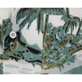 thumbnail image 3 of Men's Hawaiian Tropical Luau Aloha Beach Party Button Up Casual Dress Shirt (Lt. Green,S), 3 of 4