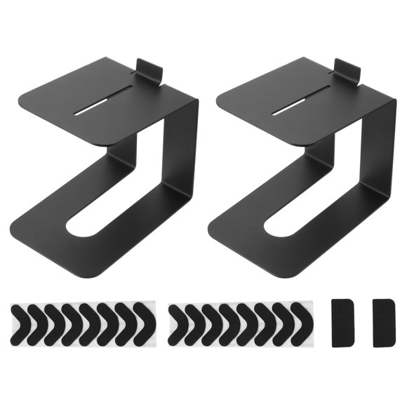 Unique Bargains Desktop Speaker Stands Studio Monitor Stand Bookshelf Speaker Stands for Small Computer Speaker 1 Pair