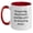 White/Red, variant on Funny Two Tone Coffee Mugs Gifts from Men and Women to Family and Friends for Actor Christmas Unique Gifts