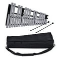 thumbnail image 2 of Foldable 30 Note Glockenspiel Xylophone Wooden Frame Aluminum Bars Educational Percussion Musical Instrument Gift with Carrying Bag, 2 of 6