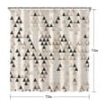 thumbnail image 5 of Waterproof Bohemian Shower Curtain 72x72 Inch Boho Style Polyester Unique Shower Curtain for Bathroom Hotel Home Decor with 12 Plastic Hooks, 5 of 5