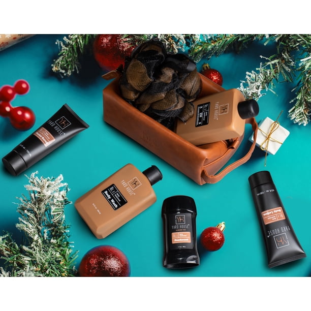 YARD HOUSE Luxury Mens Bath and Body Gift Set Basket For Him - Smoky ...