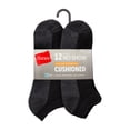 thumbnail image 2 of Hanes Mens Crew Socks Pack, 12-Pack, X-Temp Cushioned Socks for Men, Moisture-Wicking for big & tall men, 2 of 8