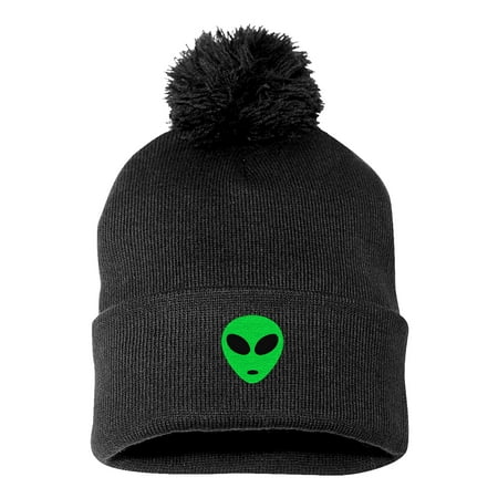 En Oferta Pp-Bne Embroidered Green Alien-Pp-Em-0028-Black