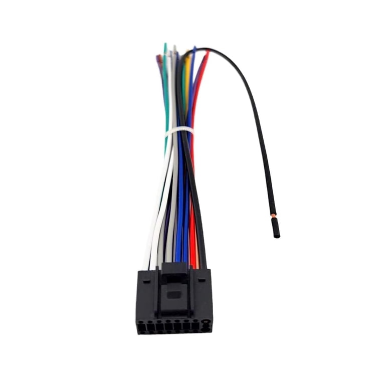 YONGJIANGXIA Wire Harness Replacement For JVC Car Radio KD-AR959BS KD-R300 KD-R320 KD-R330 KD-R370 KD-R660 KD-R960BTS KD-R980BTS KD-S19 KD-X50BT KW-AV50 KW-AV70BT KW-R500 KW-R920BTS KW-V120BT KW-V21BT