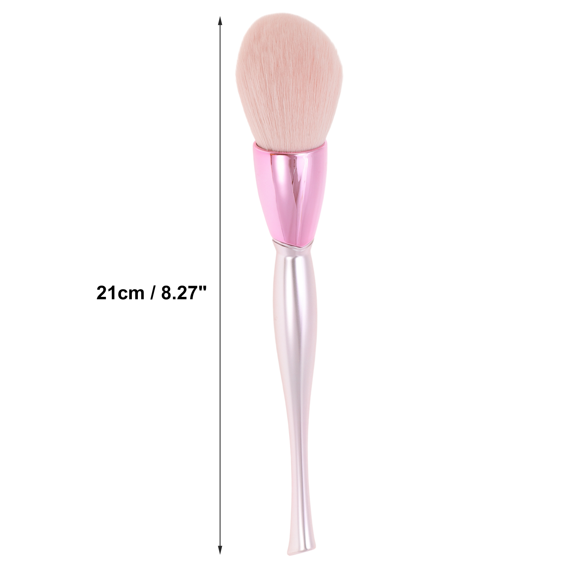 Unique Bargains 1 Pc Fluffy Makeup Brush for Daily Makeup Application Pink