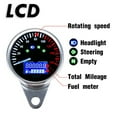 thumbnail image 1 of BTOER 160KM/H Motorcycle Digital LED LCD Speedometer Tachometer Speed Gauge Retro, 1 of 6