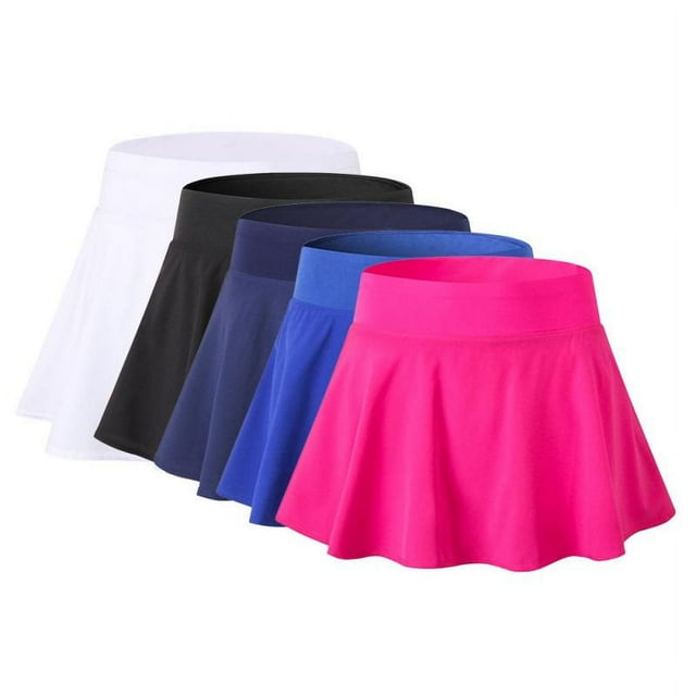 Jupe de Course de Tennis Active à Séchage Rapide pour Femmes avec Shorts Intégrés
