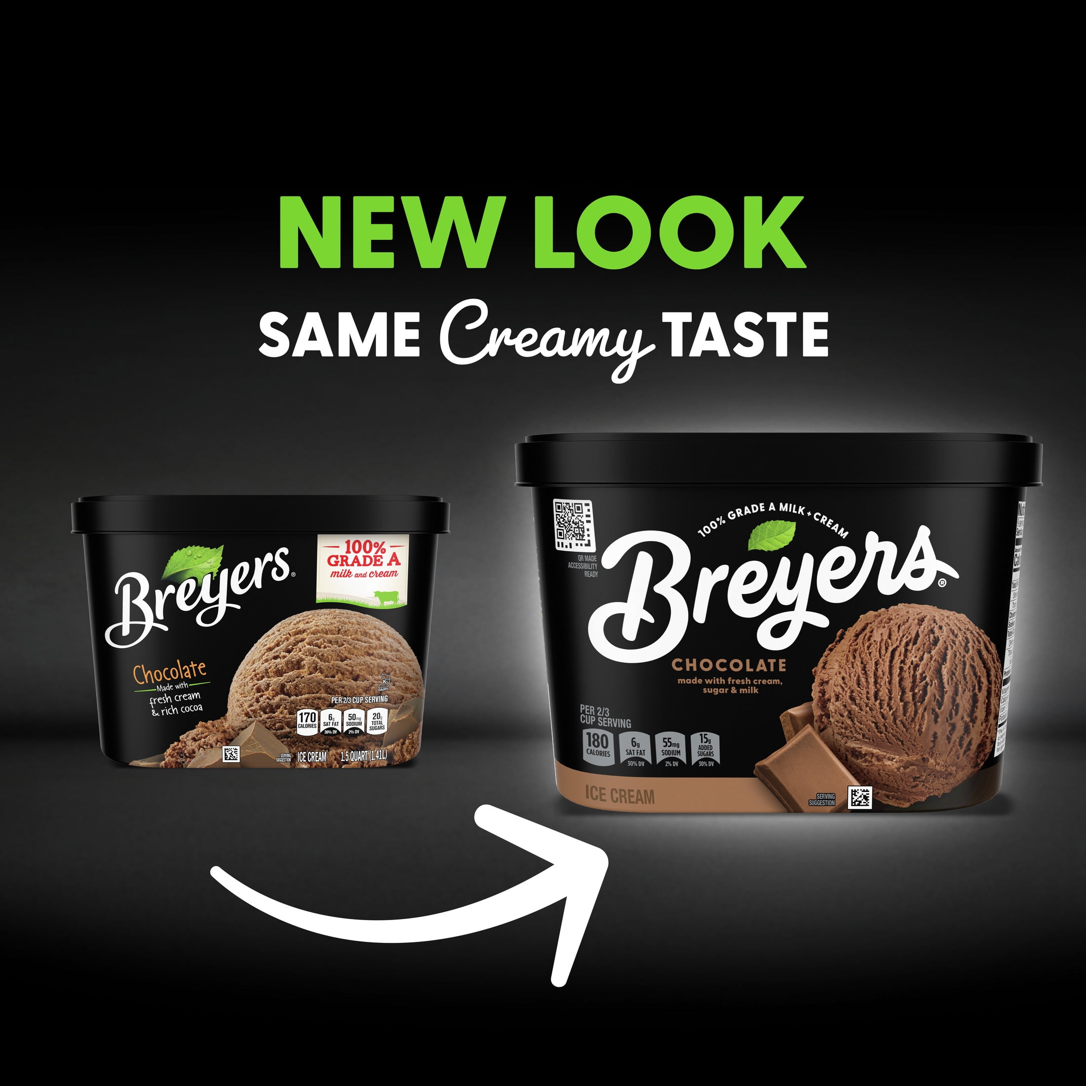 Breyers Chocolate Ice Cream Frozen Desserts, 1.5 Qt