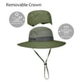 thumbnail image 3 of Tirrinia Unisex Safari Sun Hat with Wide Brim and Adjustable Drawstring, Boonie Cap for Camping, 3 of 7