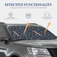thumbnail image 4 of Honeii Sailboat And Seagull Print Foldable Car Sun Shade for Windshield, 2-Piece UV Protection Shade, Protects Car Interior, Ideal for Cars, Trucks, SUVs-Medium, 4 of 6