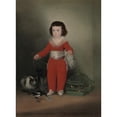 thumbnail image 2 of Francisco de Goya 14x18 Gold Ornate Wood Frame and Double Matted Museum Art Print Titled - Manuel Osorio Manrique De Zuniga (1784-1792) (1787-88), 2 of 4