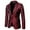 Wine, variant on Men's Slim Fit 2-Piece Suit Set, Paisley Print Fashion Blazer and Dress Pants, Formal Wear For Wedding Party Business Events,Black,3XL