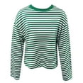 thumbnail image 4 of Women's Long Sleeve Striped T Shirt with Color Design for Comfortable Everyday Wear and Loose Fit, 4 of 4